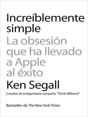 cover image of Increíblemente simple